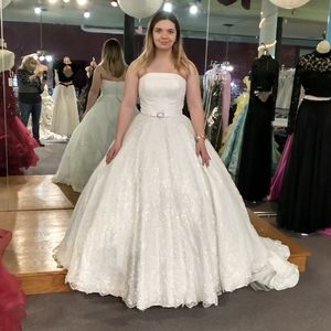 Forever Yours Strapless Wedding Gown